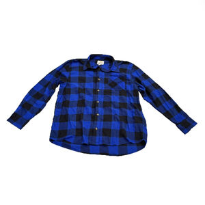 Field & Stream Blue and Black Buffalo Plaid Flannel